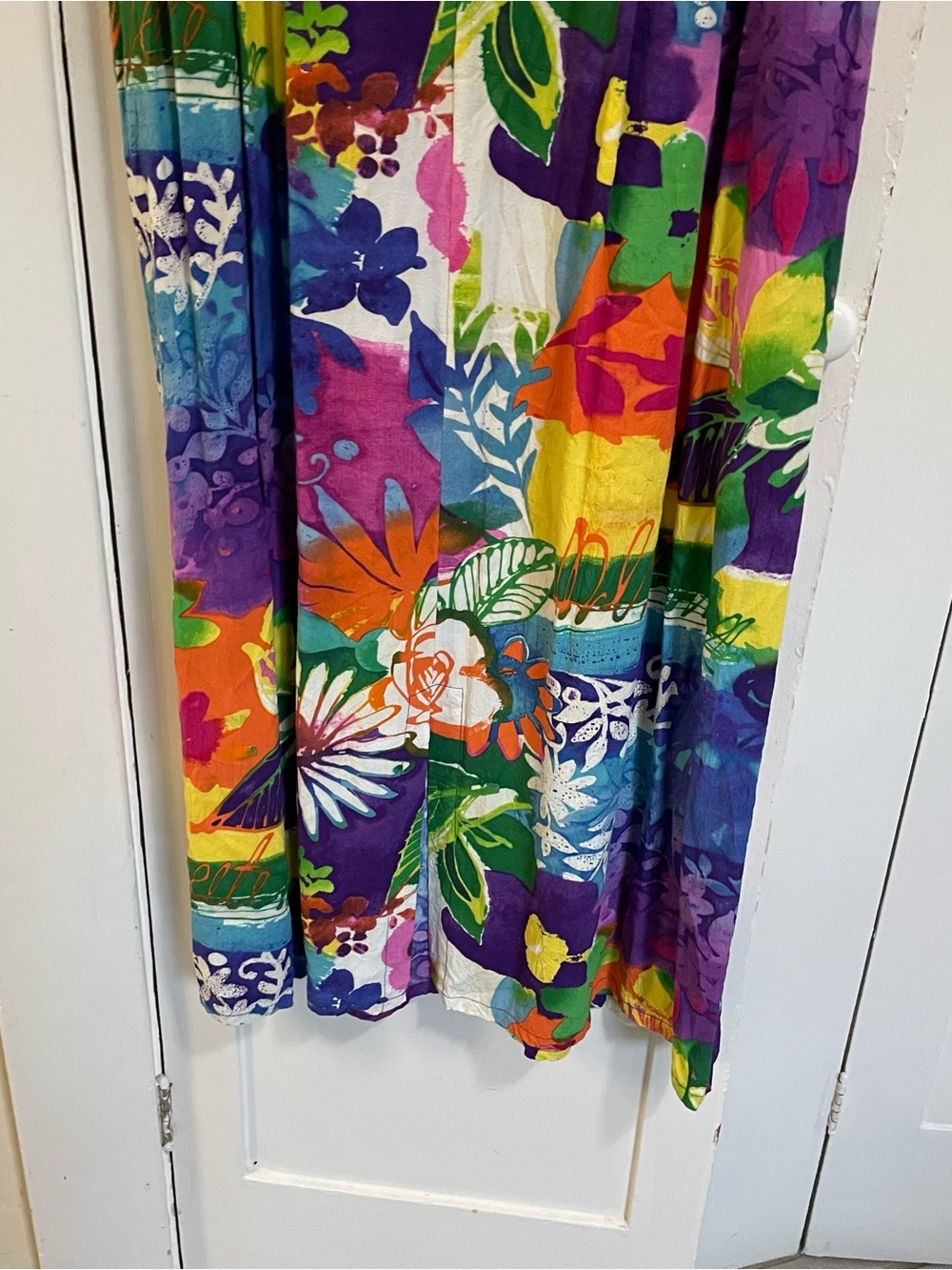Jams World Multicolor long Floral Sleeveless dress xl Amethyst - Picture 9 of 9